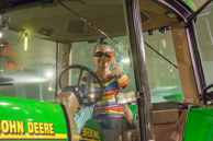 July 2013, Chicago Museum of Science and Industry.  Jan: Ian sure would like this tractor
