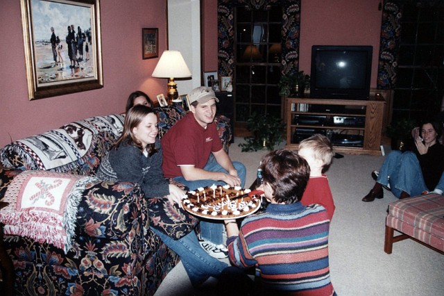 Julie_123.jpg - You and James frequently shared birthday celebrations.  1999 birthdays