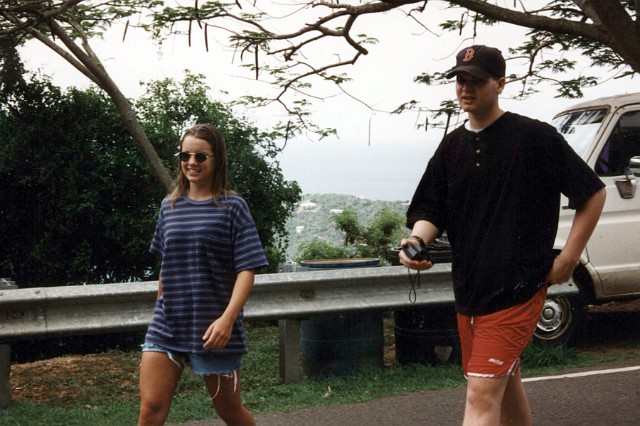 Julie_172.jpg - The John Lennon look.  St Thomas.