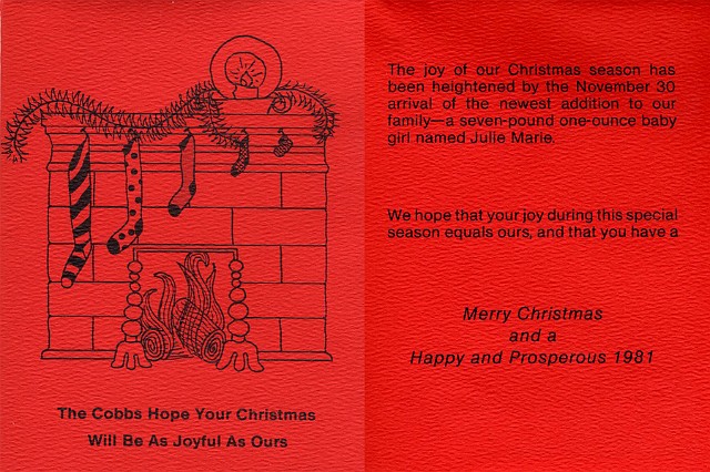 Julie-065.jpg - Our 1980 Christmas card and birth announcement.