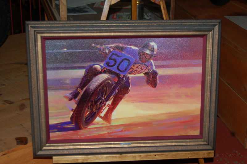 wheelsThruTime0007.JPG - The photograph does not do the picture justice.  In person, it was inspiring to this wanna-be dirt tracker.